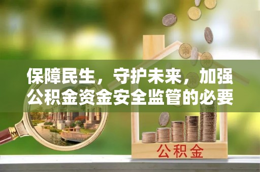 普陀保障民生，守护未来，加强公积金资金安全监管的必要性与实践