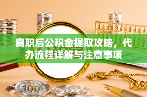 普陀离职后公积金提取攻略，代办流程详解与注意事项