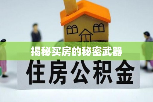普陀揭秘买房的秘密武器