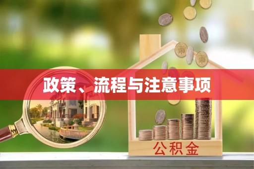 普陀政策、流程与注意事项