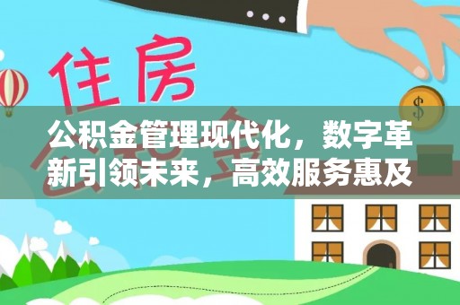 普陀公积金管理现代化，数字革新引领未来，高效服务惠及民生