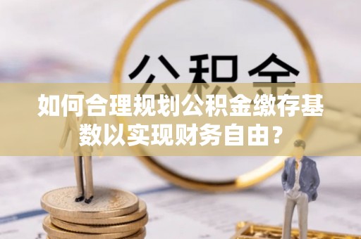普陀如何合理规划公积金缴存基数以实现财务自由？