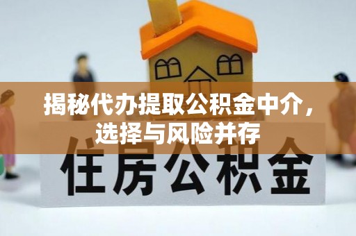 普陀揭秘代办提取公积金中介，选择与风险并存