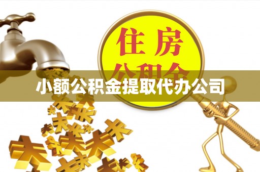 普陀小额公积金提取代办公司