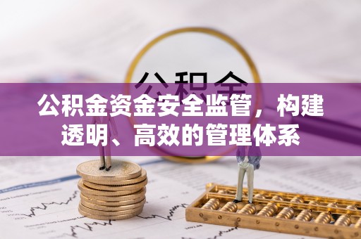 普陀公积金资金安全监管，构建透明、高效的管理体系