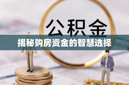 普陀揭秘购房资金的智慧选择