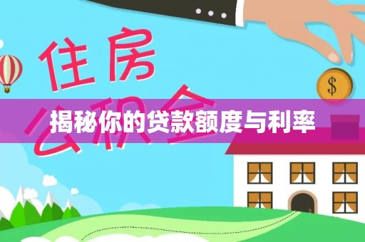 普陀揭秘你的贷款额度与利率
