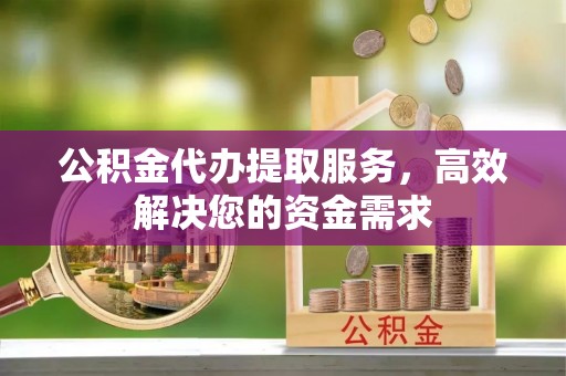 普陀公积金代办提取服务，高效解决您的资金需求