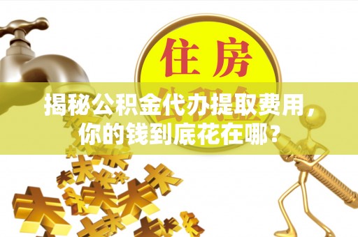 普陀揭秘公积金代办提取费用，你的钱到底花在哪？
