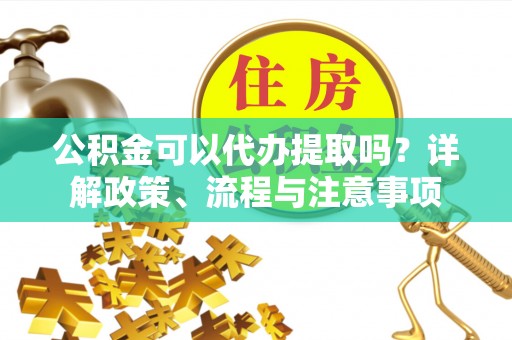 普陀公积金可以代办提取吗？详解政策、流程与注意事项
