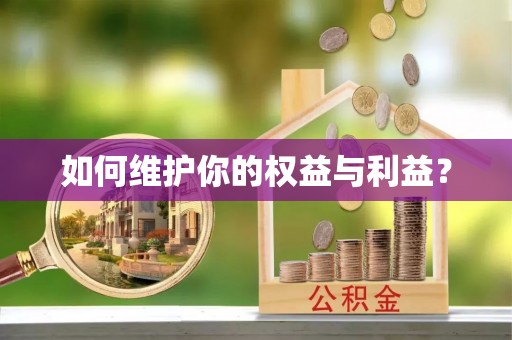 普陀如何维护你的权益与利益？