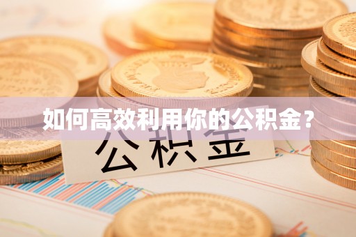 普陀如何高效利用你的公积金？