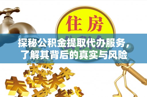 普陀探秘公积金提取代办服务，了解其背后的真实与风险