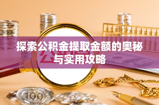 普陀探索公积金提取金额的奥秘与实用攻略