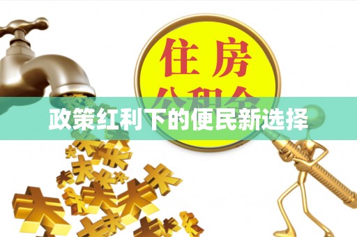 普陀政策红利下的便民新选择