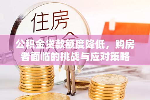 普陀公积金贷款额度降低，购房者面临的挑战与应对策略