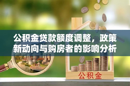 普陀公积金贷款额度调整，政策新动向与购房者的影响分析