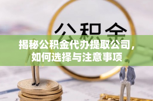 普陀揭秘公积金代办提取公司，如何选择与注意事项