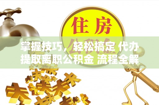 普陀掌握技巧，轻松搞定 代办提取离职公积金 流程全解析