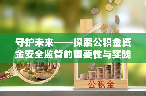 普陀守护未来——探索公积金资金安全监管的重要性与实践路径