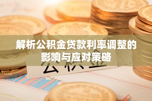 普陀解析公积金贷款利率调整的影响与应对策略