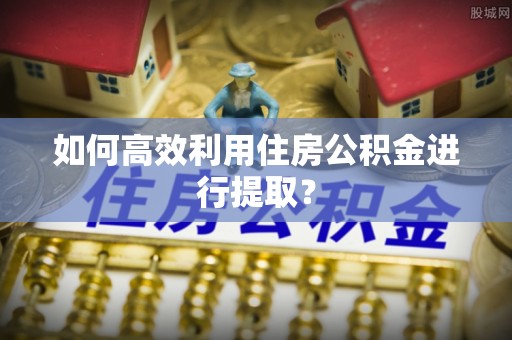 普陀如何高效利用住房公积金进行提取？