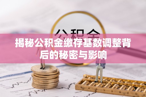 普陀揭秘公积金缴存基数调整背后的秘密与影响